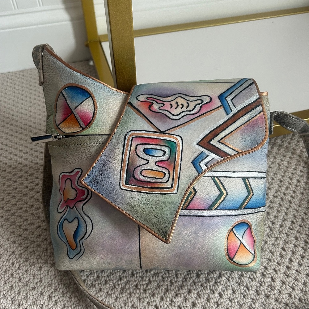 Hand painted and made in India vintage bag